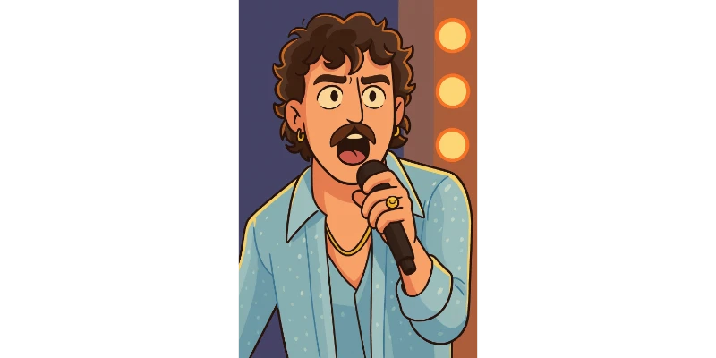 caricatura de benson boone